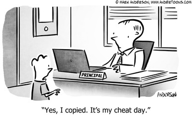 Cheating Cartoon # 7651 - ANDERTOONS