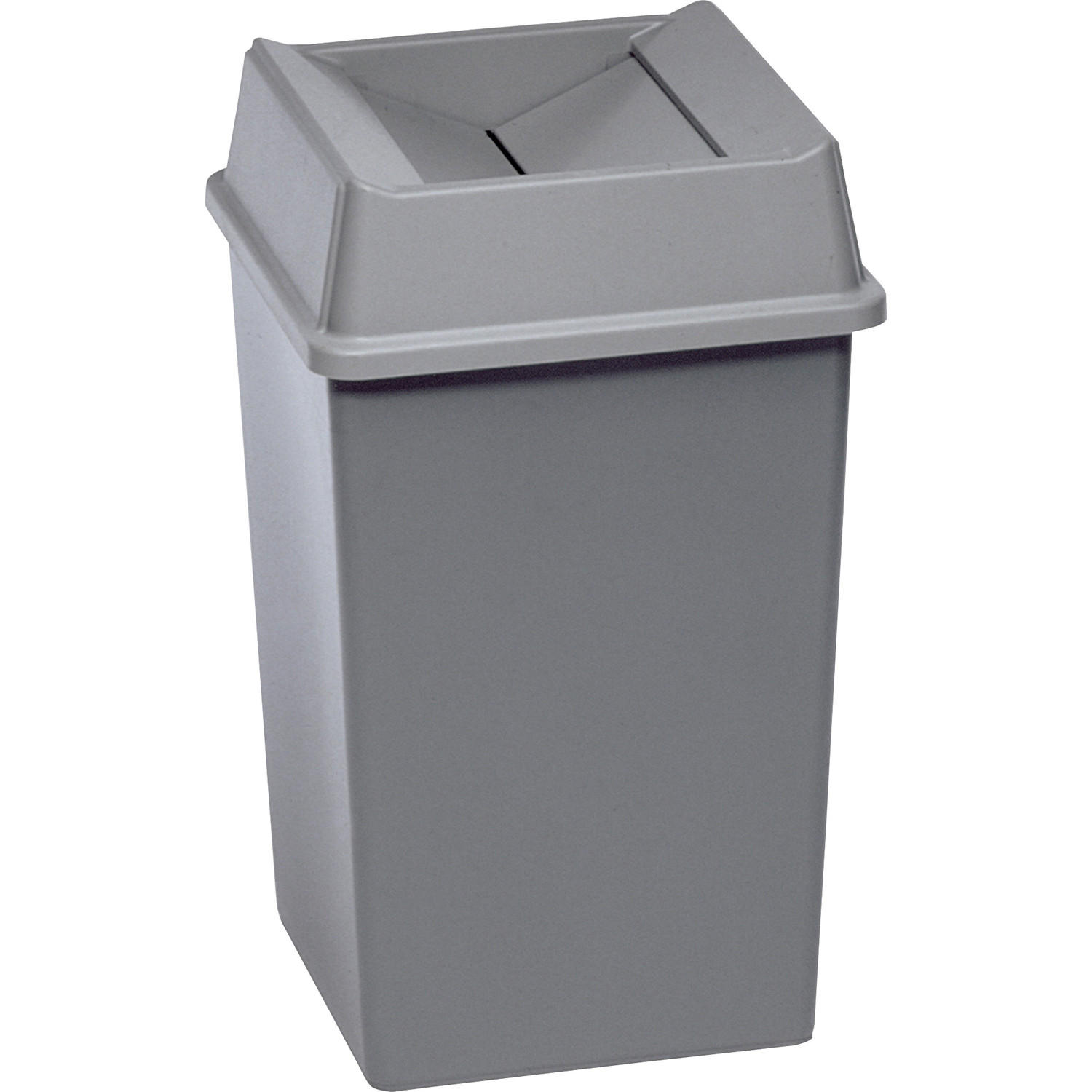 Rubbermaid Untouchable Square Recycling Bin Trash Can