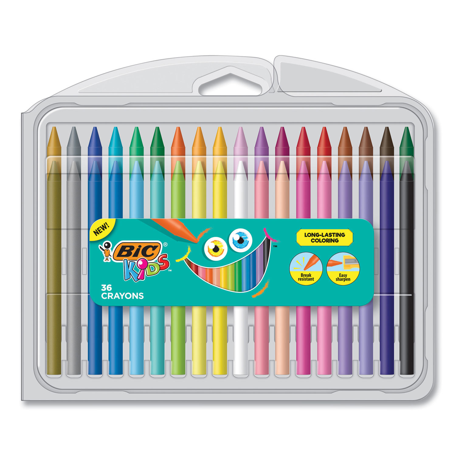 Kids Jumbo Coloring Pencils, 1 Mm, Hb2 (#2), Assorted Lead, Assorted Barrel  Colors, 12/pack