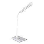 OttLite Wellness Series Power Up LED Desk Lamp, 13" to 21" High, White
