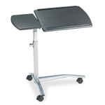 Safco Laptop Computer Caddy, 29.5" x 20" x 27" to 38", Anthracite
