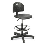 Safco Soft Tough Economy Workbench Chair, Supports Up to 250 lb, 22" to 32" Seat Height, Black Seat, Black Back, Black Base Safco Soft Tough Economy Workbench Chair, Supports Up to 250 lb, 22" to 32" Seat Height, Black Seat, Black Back, Black Base