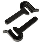 HON Huddle Ganging Hardware, Black