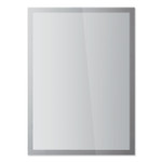 Durable DURAFRAME SUN Sign Holder, 11 x 17, Silver Frame, 2/Pack