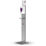S.C. JOHNSON & SON, INC Dispenser Stand, Touch-free, 19-3/10"Wx28"Lx3"H, Silver (SJNTFDISPSTAND)