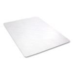 deflecto EconoMat Antimicrobial Chair Mat, Rectangular, 45 x 63, Clear