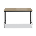 Safco Simple Work Desk, 45.5" x 23.5" x 29.5", Walnut
