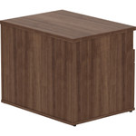 Lorell Walnut Open Shelf File Cabinet Credenza - 2-Drawer (LLR16231) View Product Image