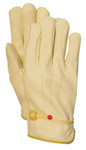 Wells Lamont Grips Ball and Tape Drivers Gloves, Palomino Grain Cowhide, Large, Unlined, Tan View Product Image