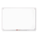 Quartet iQ Total Erase Translucent-Edge Board, 36" x 23", White Surface, Clear Plastic Frame