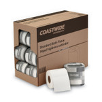 Coastwide Professional 2-Ply Standard Toilet Paper, Septic Safe, White, 400 Sheets/Roll, 24 Rolls/Carton (CWZ59750CC) View Product Image