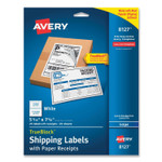 Avery Shipping Labels with TrueBlock Technology, Inkjet Printers, 5.06 x 7.62, White, 25 Sheets/Pack (AVE8127) View Product Image