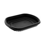 Pactiv Evergreen EarthChoice MealMaster Container, 16 oz, 8.13 x 6.5 x 1, Black, Plastic, 252/Carton