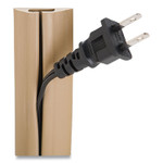 UT Wire Compact Cord Protector and Concealer, 1.6" x 5 ft, Beige (RBOUTWCPM5BG) View Product Image