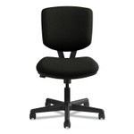 HON Volt Series Leather Task Chair with Synchro-Tilt, Supports Up to 250 lb, 18" to 22.25" Seat Height, Black