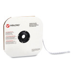 VELCRO Brand Sticky-Back Fasteners, Loop Side, 0.5" dia, White, 1,440/Carton View Product Image