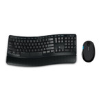 SCULPT COMFORT DESKTOP WIRELESS KEYBOARD AND MOUSE COMBO, 2.4 GHZ FREQUENCY, BLACK (MSFL3V00001) Product Image 