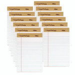 TOPS "The Legal Pad" Plus Ruled Perforated Pads with 40 pt. Back, Narrow Rule, 50 White 5 x 8 Sheets, Dozen