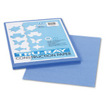 Pacon Tru-Ray Construction Paper, 76 lb Text Weight, 9 x 12, Blue, 50/Pack (PAC103022) View Product Image