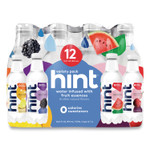 hint Flavored Water Variety Pack, 3 Blackberry, 3 Cherry, 3 Pineapple, 3 Watermelon, 16 oz Bottle, 12 Bottles/Carton