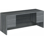 The HON Company Kneespace Credenza, 72"x24"x29-1/2", Sterling Ash (HON10543LS1) View Product Image