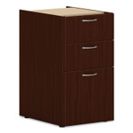 HON Mod Support Pedestal, Left or Right, 3-Drawers: Box/Box/File, Legal/Letter, Traditional Mahogany, 15" x 20" x 28" (HONPLPSBBFLT1) View Product Image