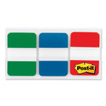 Post-it Tabs 1" Plain Solid Color Tabs, 1/5-Cut, Assorted Colors, 1" Wide, 66/Pack (MMM686GBR) View Product Image