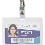 Advantus Strap Clip Self-laminating Badge Holders (AVT97101) Product Image 