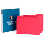 Business Source 1/3 Tab Cut Letter Recycled Top Tab File Folder (BSN65776) View Product Image