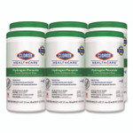 Clorox Healthcare Hydrogen Peroxide Cleaner Disinfectant Wipes, 5.75 x 6.75, Unscented, White, 155/Canister, 6 Canisters/Carton