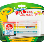 Crayola Washable Dry Erase Fine Line Markers (CYO985906) View Product Image