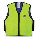 ergodyne Chill-Its 6665 Embedded Polymer Cooling Vest with Zipper, Nylon/Polymer, 2X-Large, Lime, Ships in 1-3 Business Days (EGO12536) Product Image 