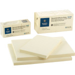 Business Source Adhesive Note Pads, Recycled, 3"x3", 12/PK, Yellow (BSN36620) View Product Image