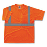 ergodyne GloWear 8289 Class 2 Hi-Vis T-Shirt, Polyester, Orange, 3X-Large