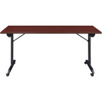 Lorell Mobile Folding Training Table Product Image 