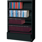 Lorell Receding Lateral File with Roll Out Shelves - 5-Drawer (LLR43517) Product Image 