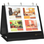 Lion Ring Binder Easel, 1-1/2" Cap, Horizontal, 11"x8-1/2", Black (LIO40009BK) View Product Image