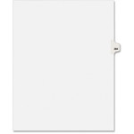 Avery Dividers, "284", Side Tab, 8-1/2"x11", 25/PK, White (AVE82500) Product Image 