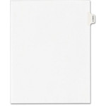 Avery Index Dividers, Exhibit 12, Side Tab, 25/PK, White (AVE82144) Product Image 