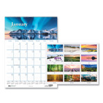 House of Doolittle Earthscapes Recycled Monthly Wall Calendar, Scenic Beauty Photography, 12 x 16.5, White Sheets, 12-Month (Jan-Dec): 2024 Product Image 