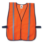 ergodyne GloWear 8020HL Non-Certified Standard Vest, Polyester, One Size Fits Most, Orange