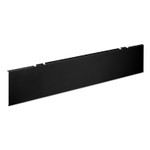 HON Universal Modesty Panel, 50w x 0.13d x 9.63h, Black HON Universal Modesty Panel, 50w x 0.13d x 9.63h, Black