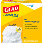 Glad ForceFlex Tall Kitchen Drawstring Trash Bags (CLO78526BD) View Product Image