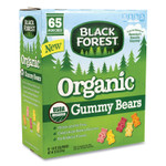 Black Forest Organic Gummy Bears, 0.8 oz Pouch, 65 Pouches/Carton