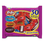 Hershey's All Time Greats Milk Chocolate Variety Pack, 15.92 oz Bag, 30 Pieces/Bag, 2 Bags/Pack