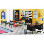Lorell 18" Seat-height Stacking Student Chairs Product Image 
