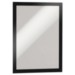 Durable DURAFRAME Sign Holder, 8.5 x 11, Black Frame, 2/Pack (DBL476801) View Product Image