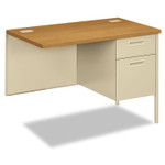 HON Metro Classic Series Workstation Return, Right, 42w x 24d x 29.5h, Harvest/Putty