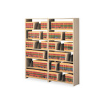 Tennsco Snap-Together Steel Seven-Shelf Closed Starter Set, 36w x 12d x 88h, Sand