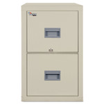 FireKing Patriot by FireKing Insulated Fire File, 1-Hour Fire Protection, 2 Legal/Letter File Drawers, Parchment, 17.75 x 25 x 27.75